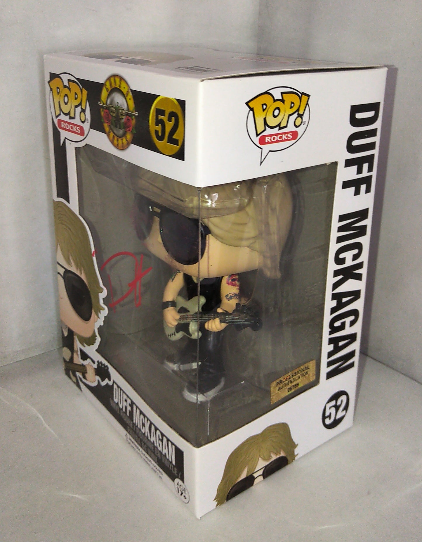 Duff McKagan Hand Signed Autograph Funko Pop COA Guns N Roses