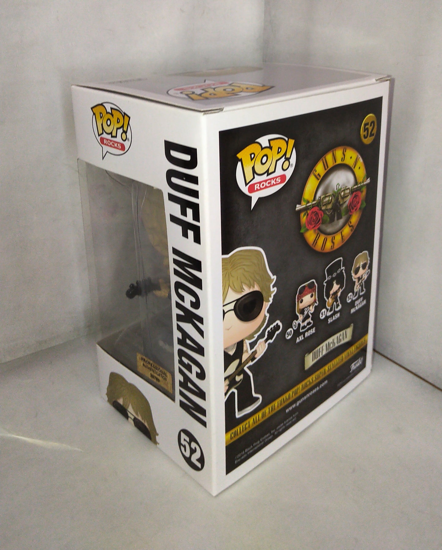 Duff McKagan Hand Signed Autograph Funko Pop COA Guns N Roses