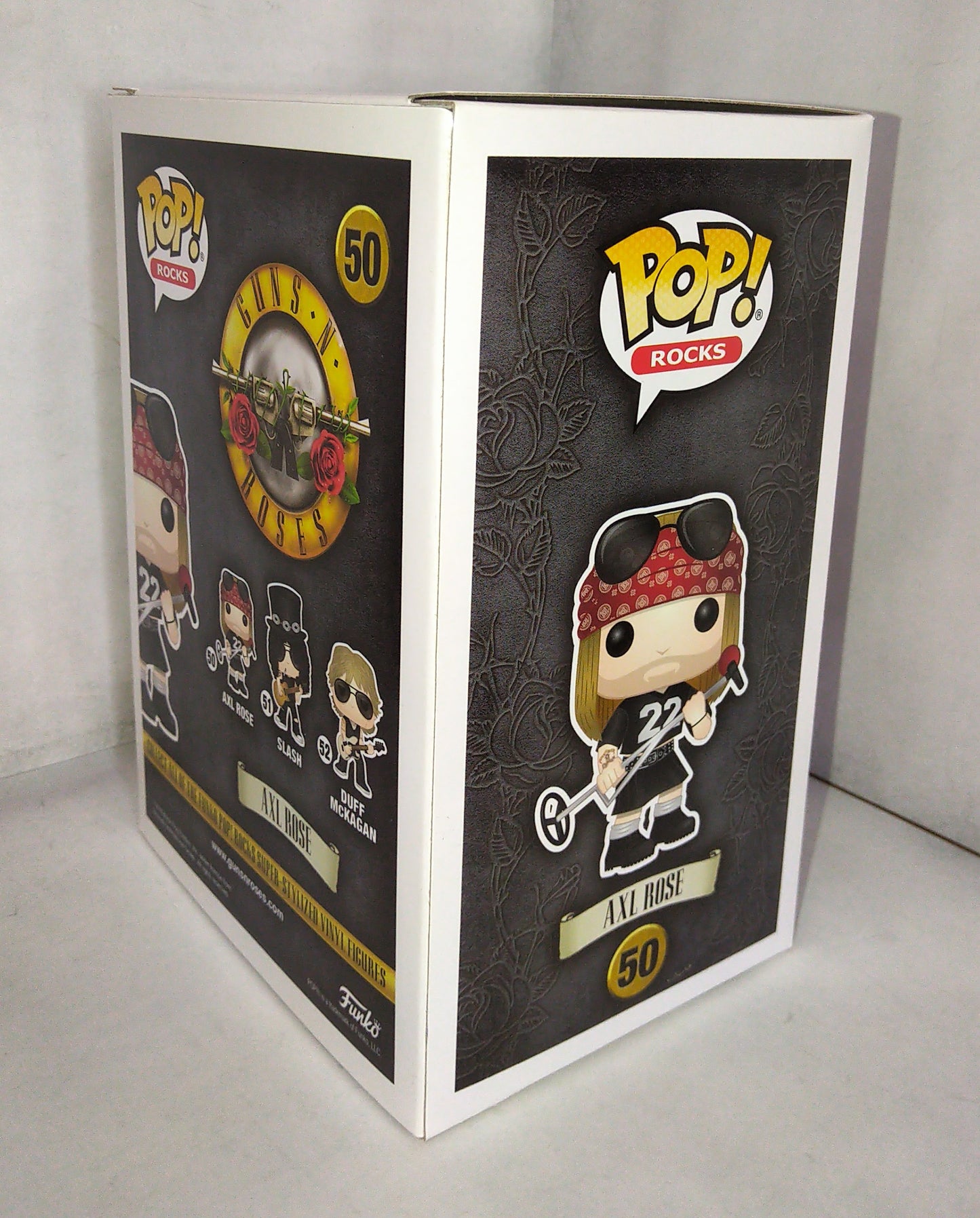 Axl Rose Hand Signed Autograph Funko Pop COA Guns N Roses