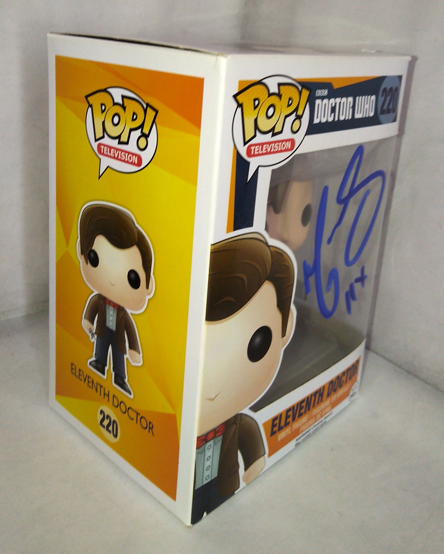 Matt Smith Hand Signed Autograph Doctor Who Funko Pop COA