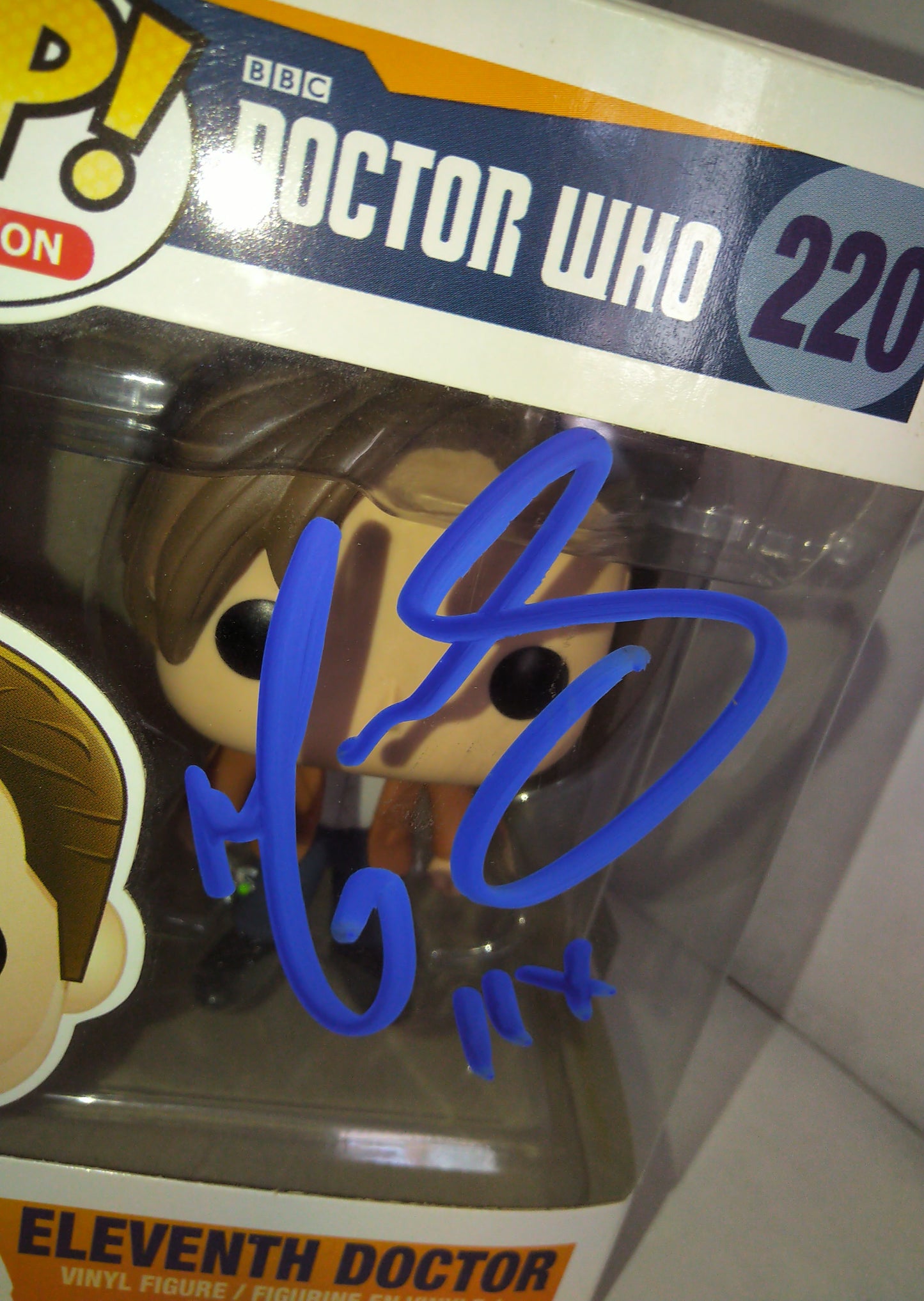 Matt Smith Hand Signed Autograph Doctor Who Funko Pop COA