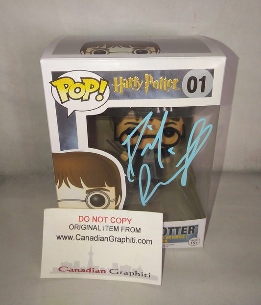 Daniel Radcliffe Hand Signed Autograph Harry Potter Funko Pop COA