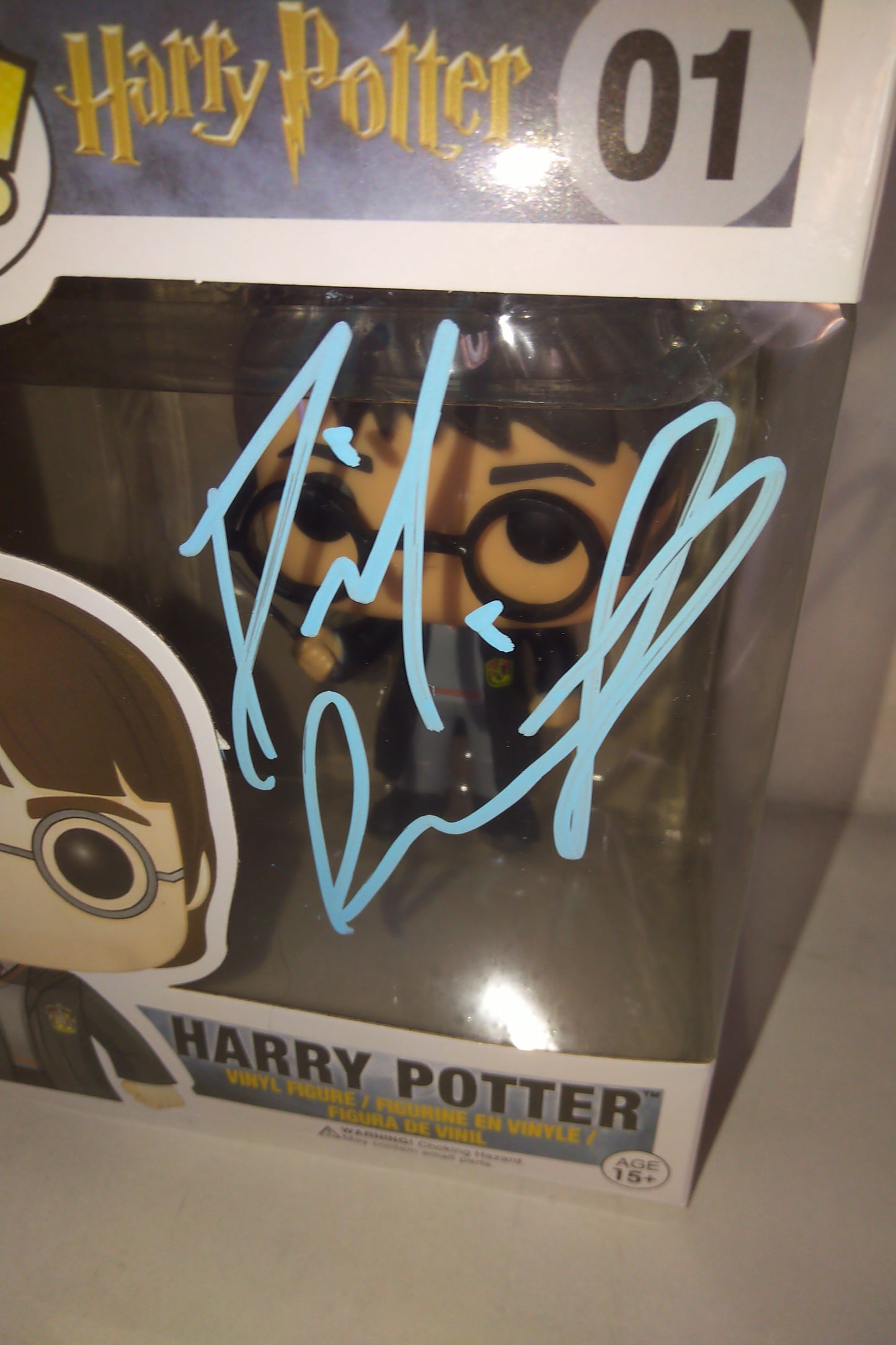 Daniel Radcliffe Hand Signed Autograph Harry Potter Funko Pop COA