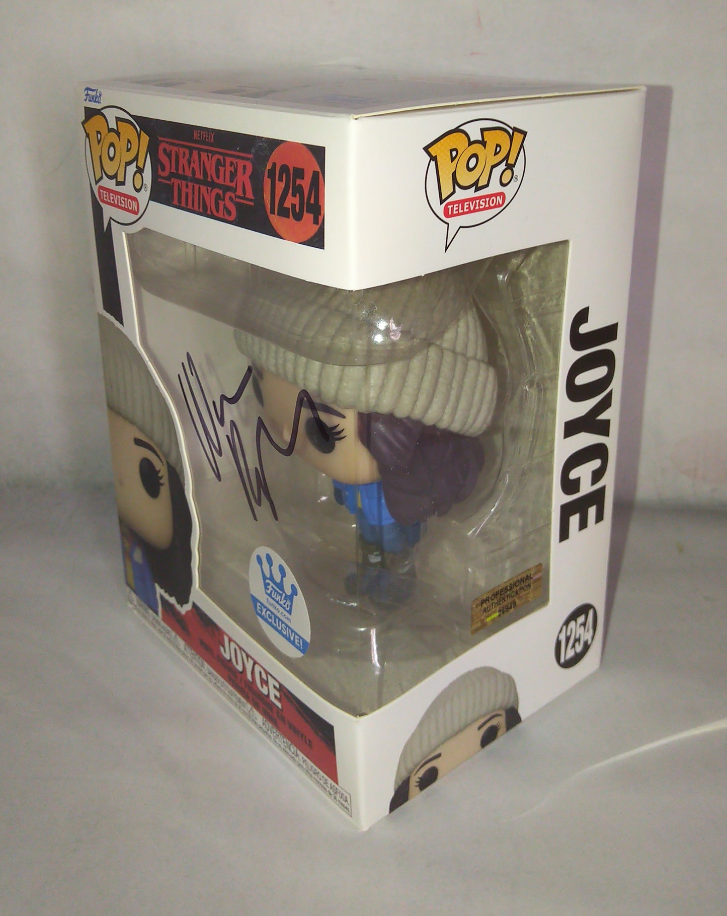 Winona Ryder Hand Signed Autograph Stranger Things Replica Funko Pop COA