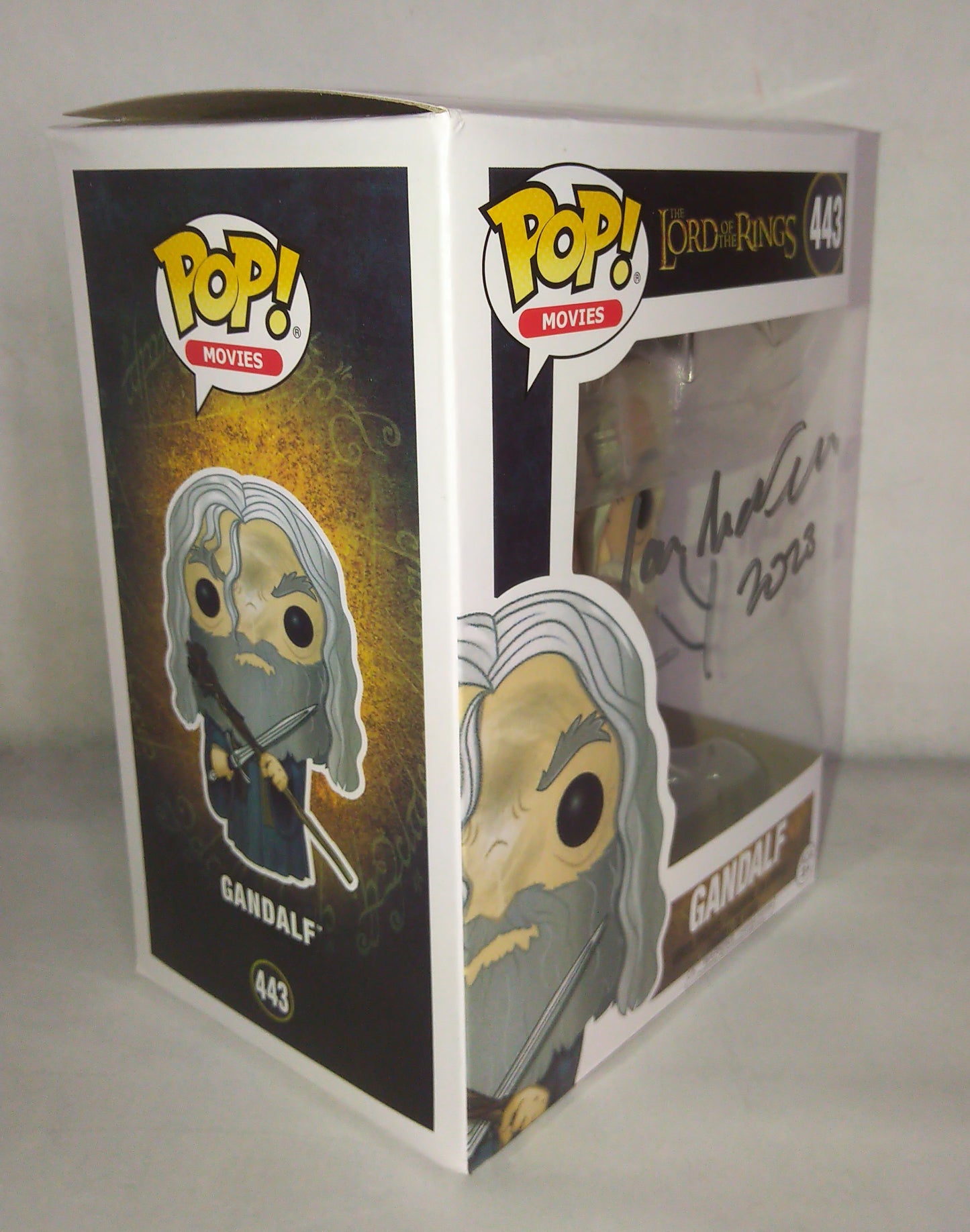 Ian McKellen Hand Signed Autograph Lord Of The Rings Funko Pop COA