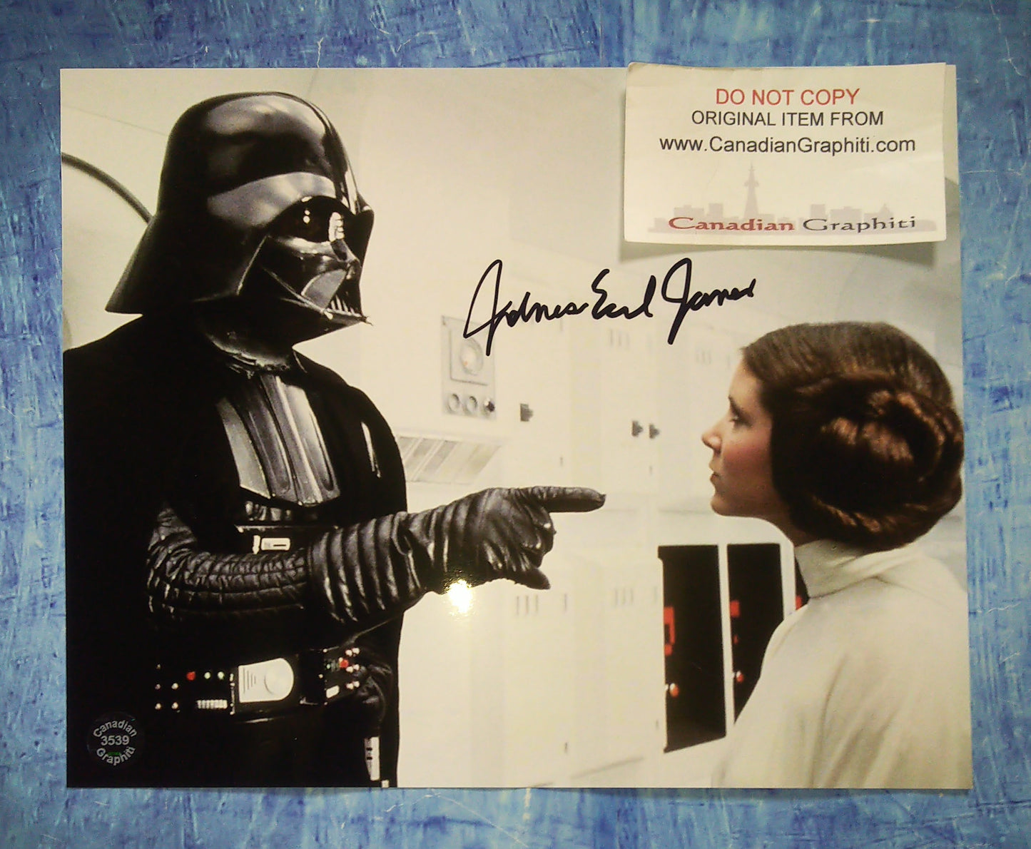 James Earl Jones Hand Signed Autograph 8x10 Photo COA Star Wars