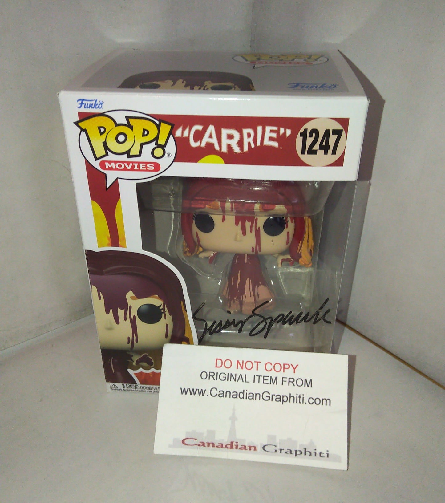 Sissy Spacek Hand Signed Autograph Carrie Funko Pop COA