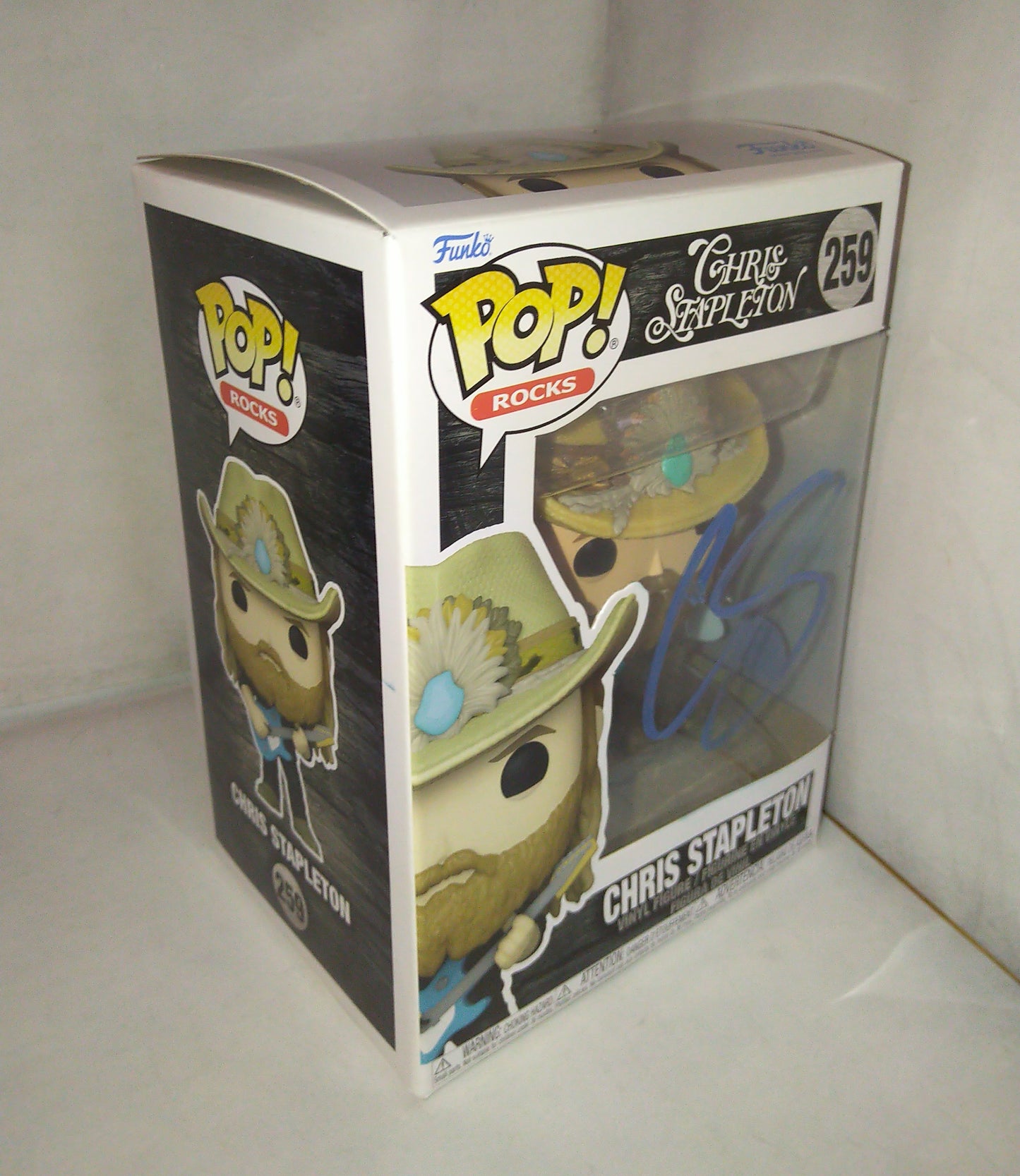 Chris Stapleton Hand Signed Autograph Funko Pop COA + JSA