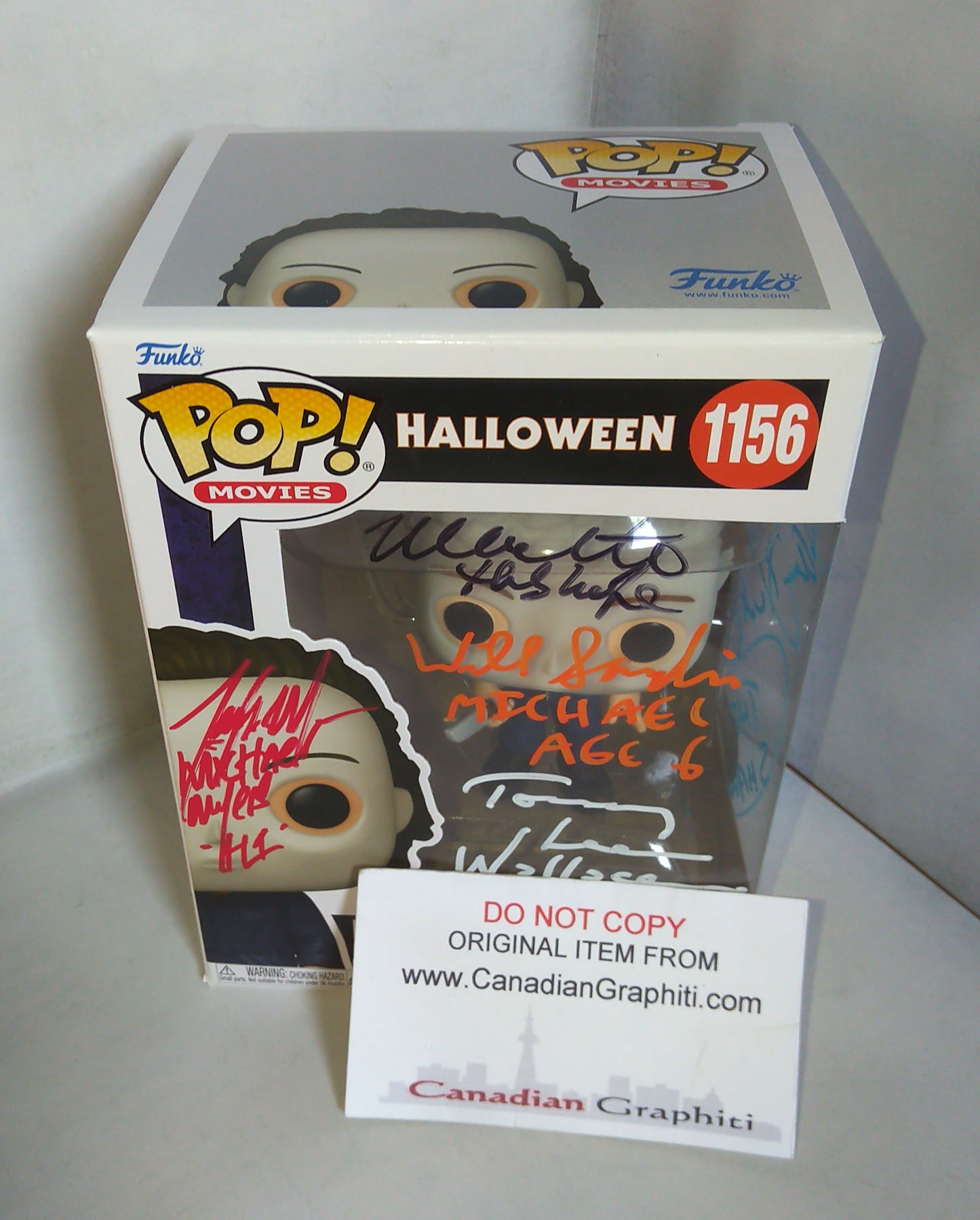 Halloween Michael Myers 5x Hand Signed Autograph Funko Pop BAS COA