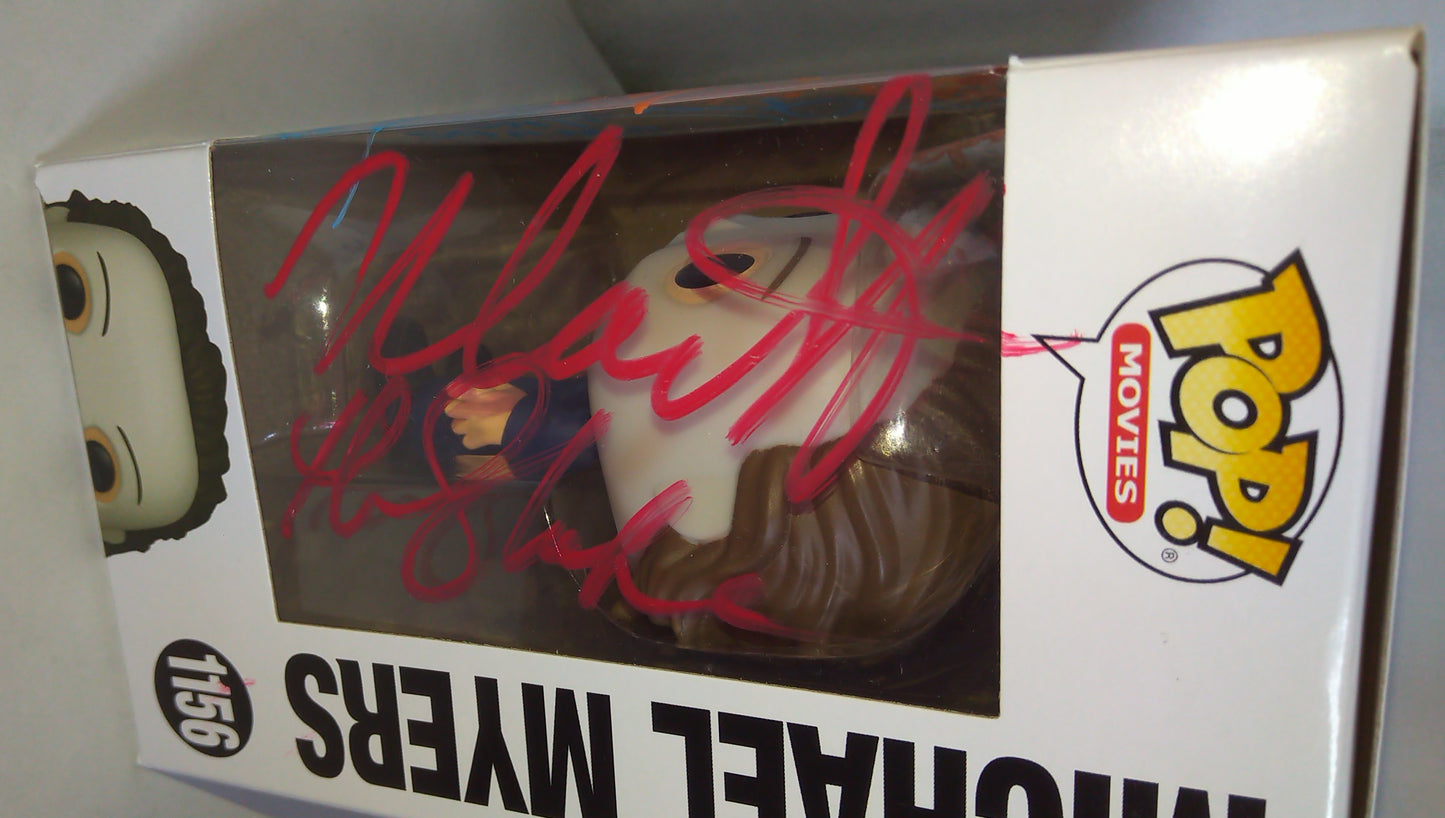 Nick Castle, Tony Moran & James Jude Courtney Hand Signed Autograph Halloween Michael Myers Funko Pop COA + JSA