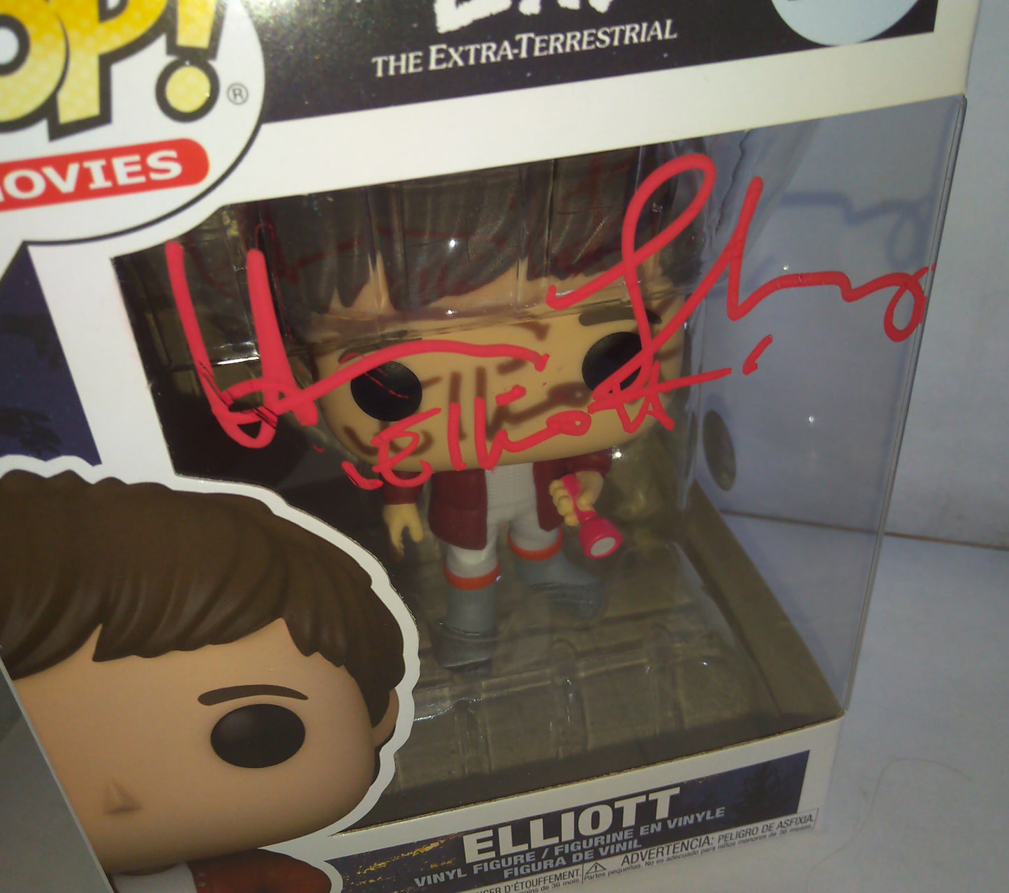 Henry Thomas Hand Signed Autograph ET Elliott Funko Pop COA