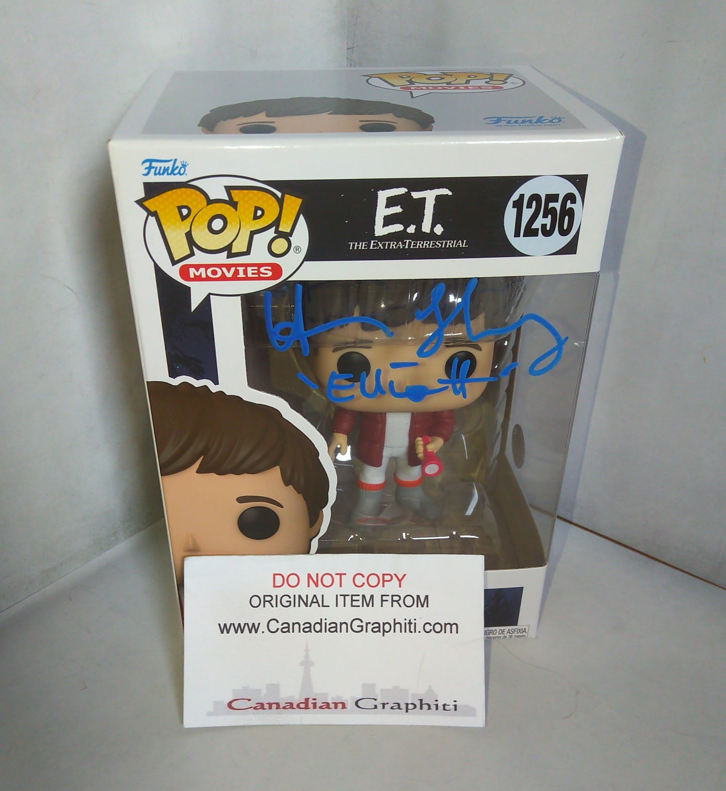 Henry Thomas Hand Signed Autograph ET Elliott Funko Pop COA