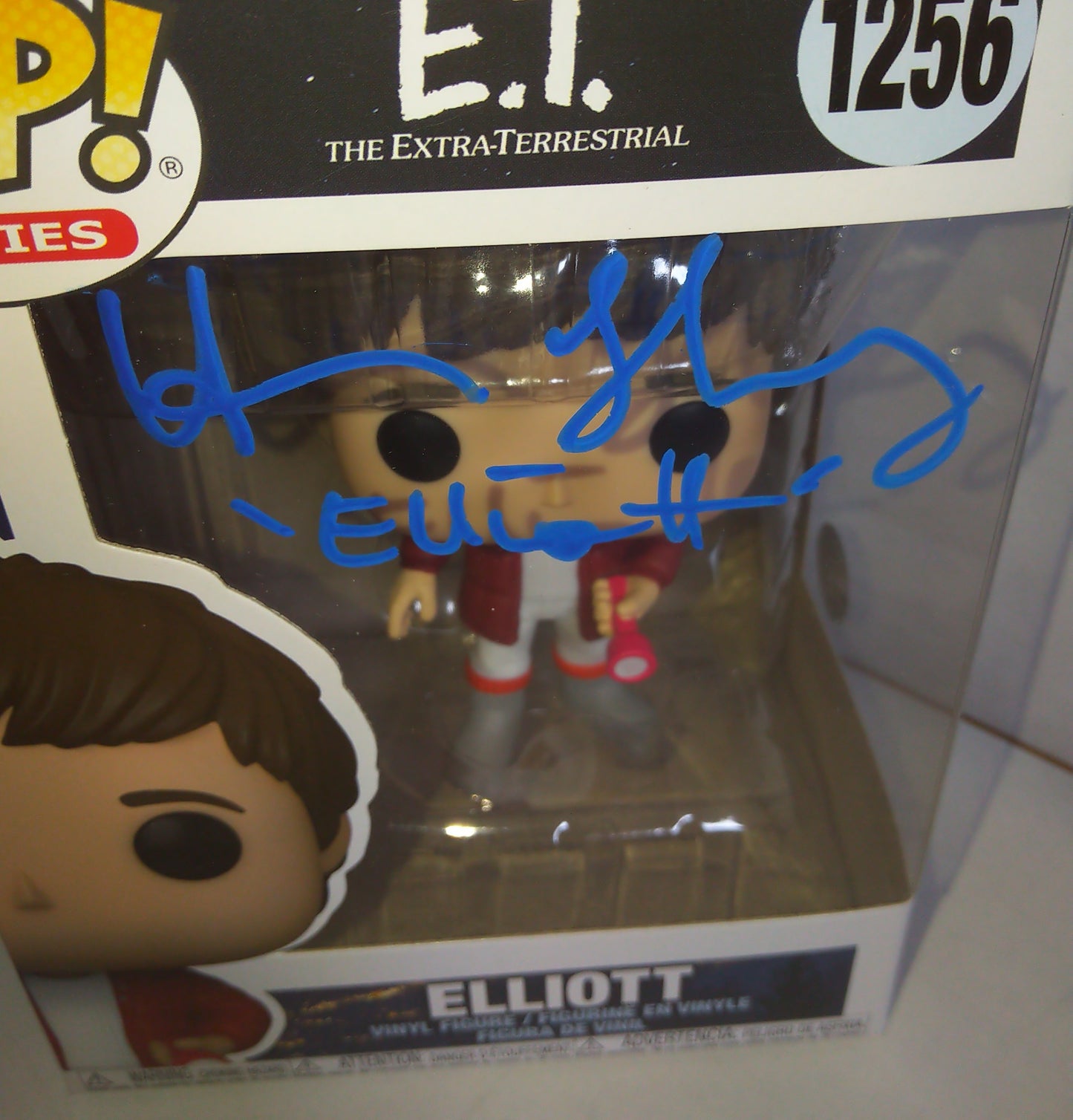 Henry Thomas Hand Signed Autograph ET Elliott Funko Pop COA