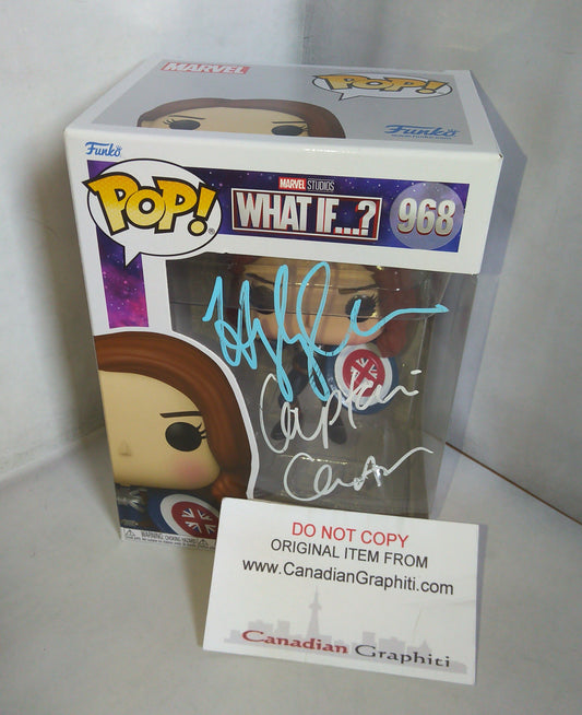 Hayley Atwell Hand Signed Autograph Captain Carter Funko Pop COA