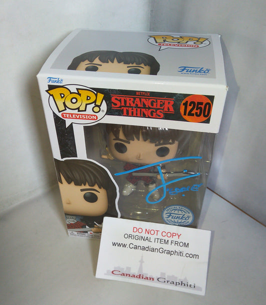 Joseph Quinn Hand Signed Autograph Stranger Things Funko Pop COA + BAS