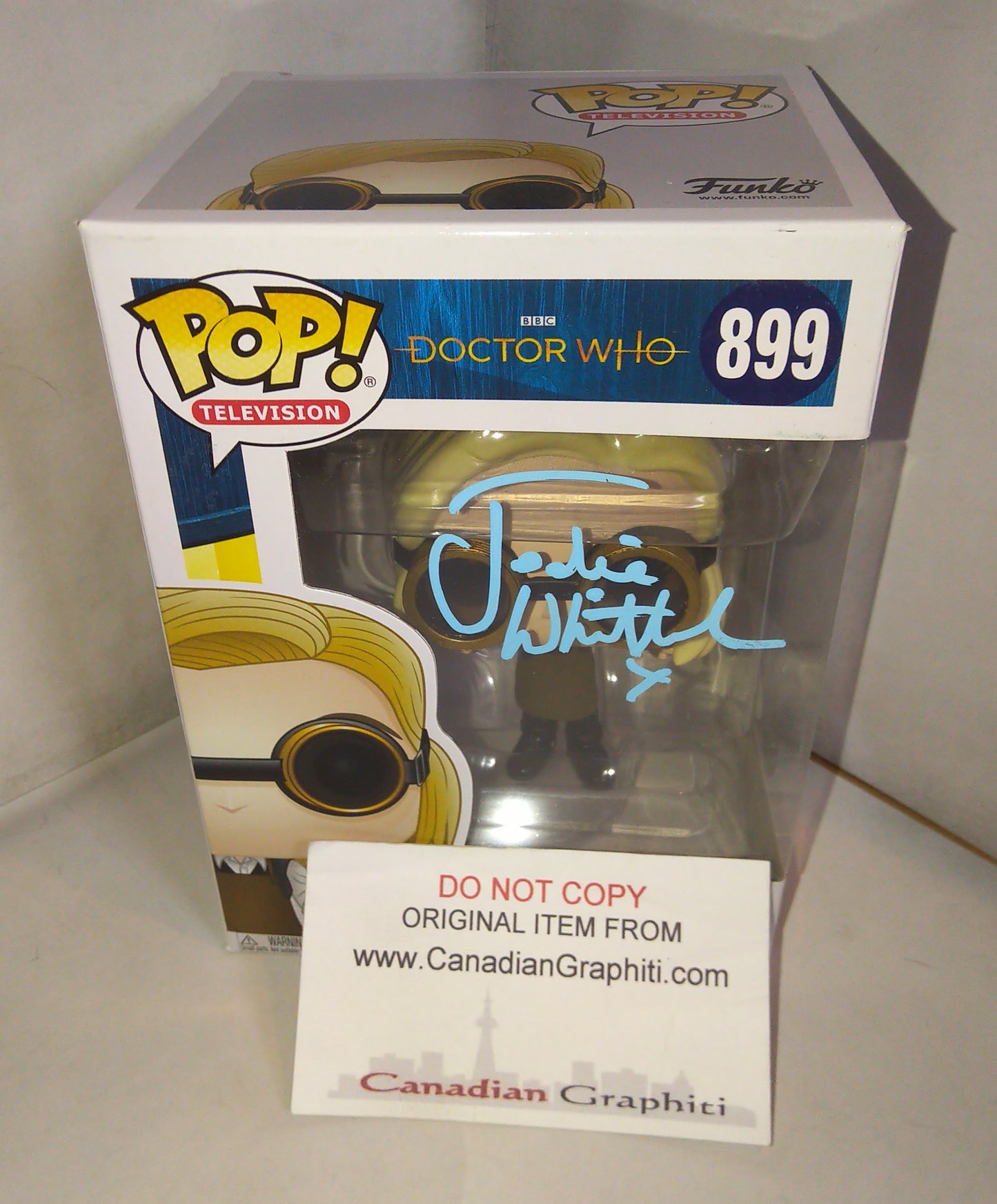 Jodie Whittaker Hand Signed Autograph Doctor Who Funko Pop COA + JSA