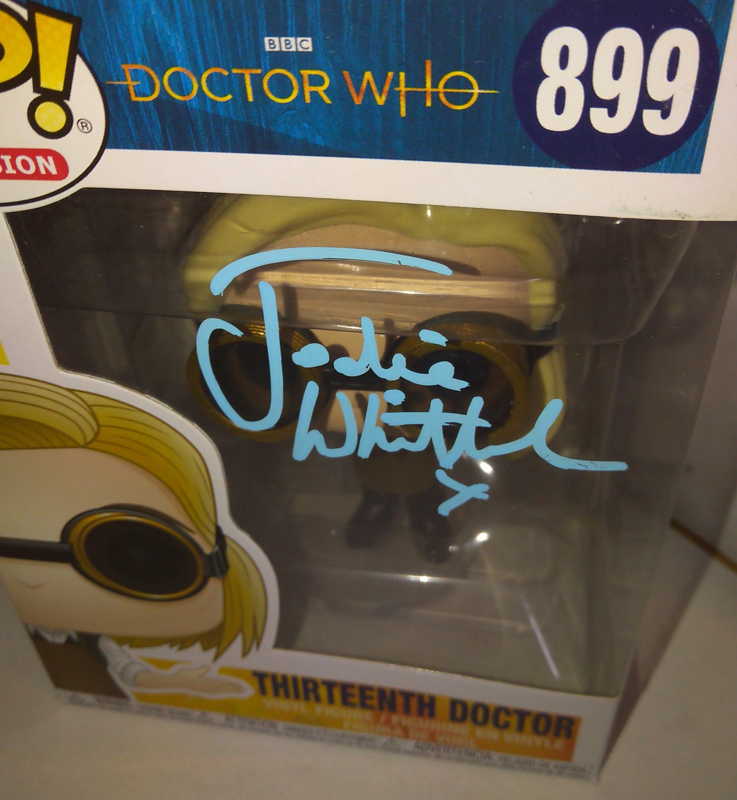 Jodie Whittaker Hand Signed Autograph Doctor Who Funko Pop COA + JSA