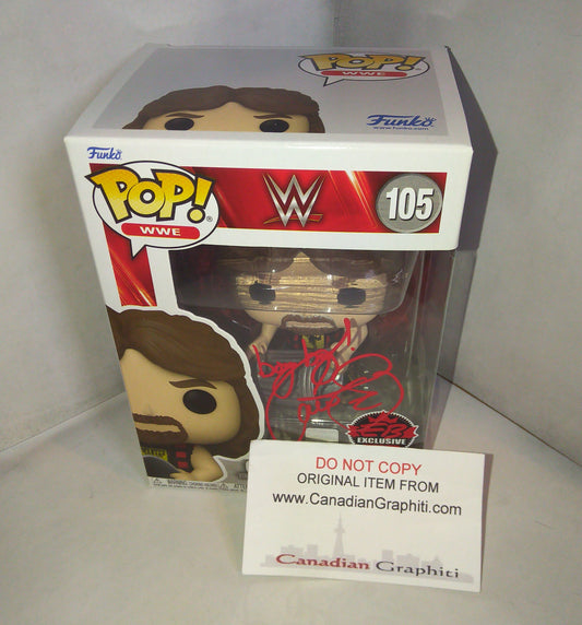 Mick Foley Hand Signed Autograph Cactus Jack Funko Pop COA + JSA