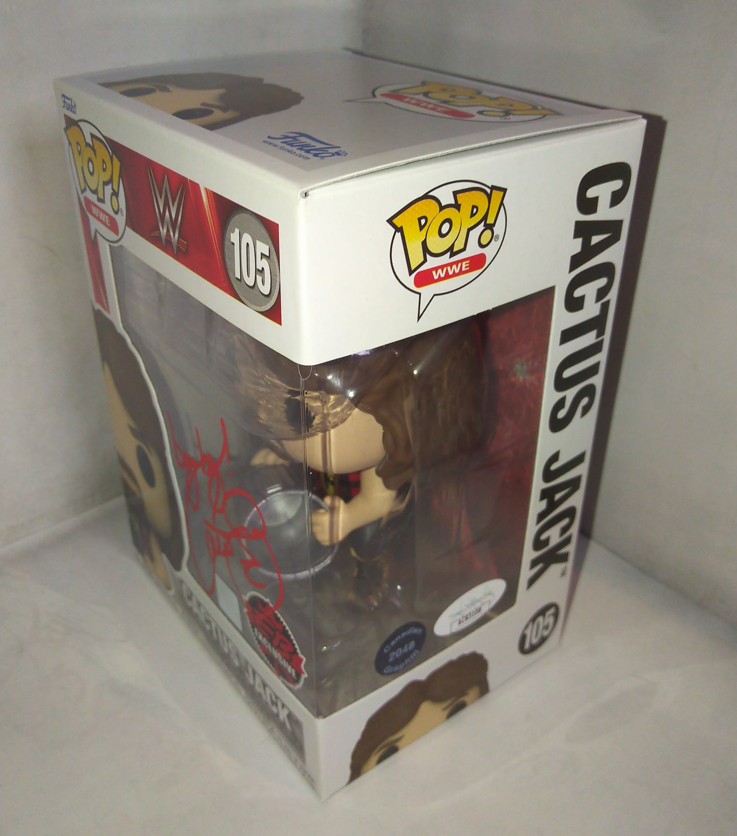 Mick Foley Hand Signed Autograph Cactus Jack Funko Pop COA + JSA