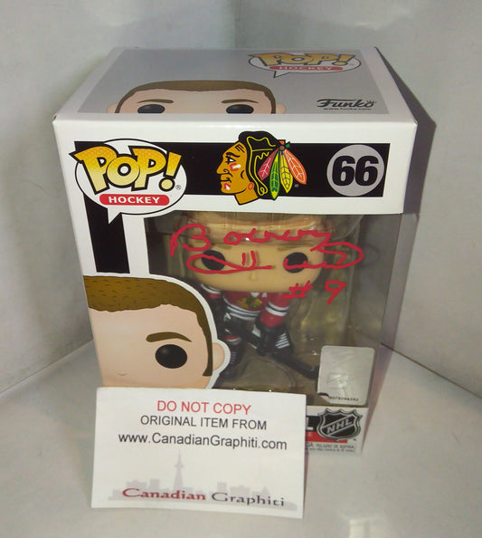 Bobby Hull Hand Signed Autograph Chicago Blackhawks Funko Pop COA