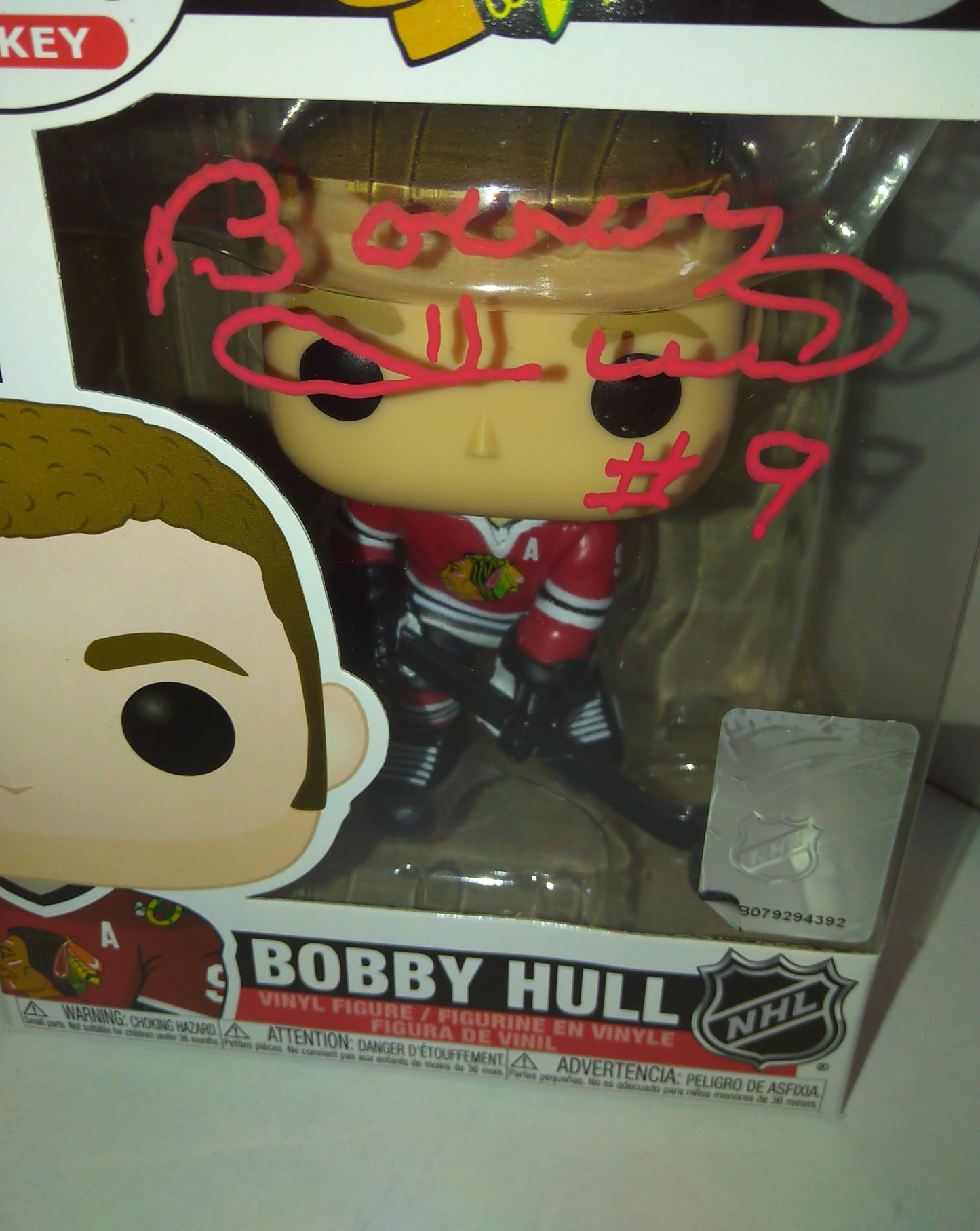 Bobby Hull Hand Signed Autograph Chicago Blackhawks Funko Pop COA