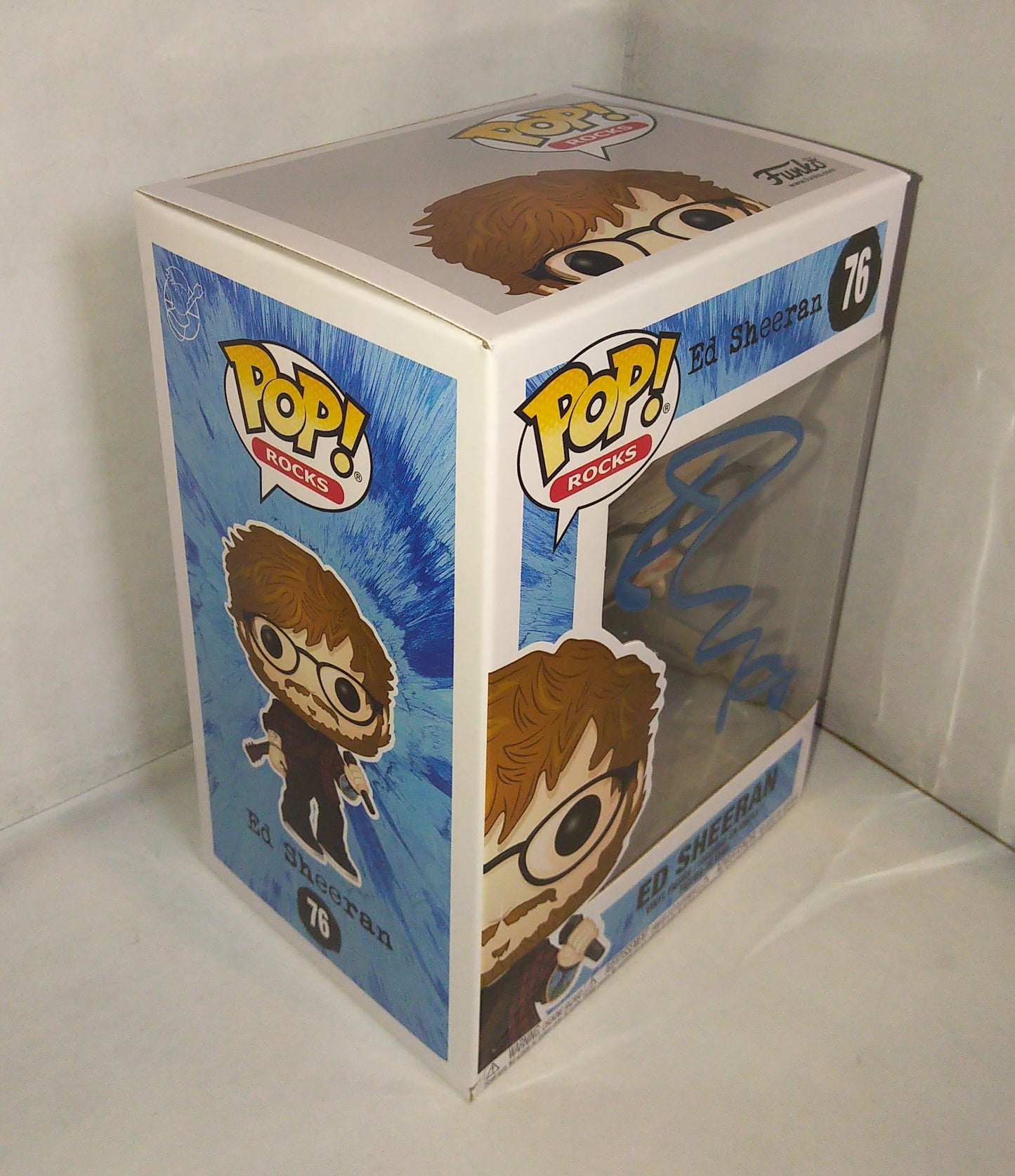 Ed Sheeran Hand Signed Autograph Funko Pop COA