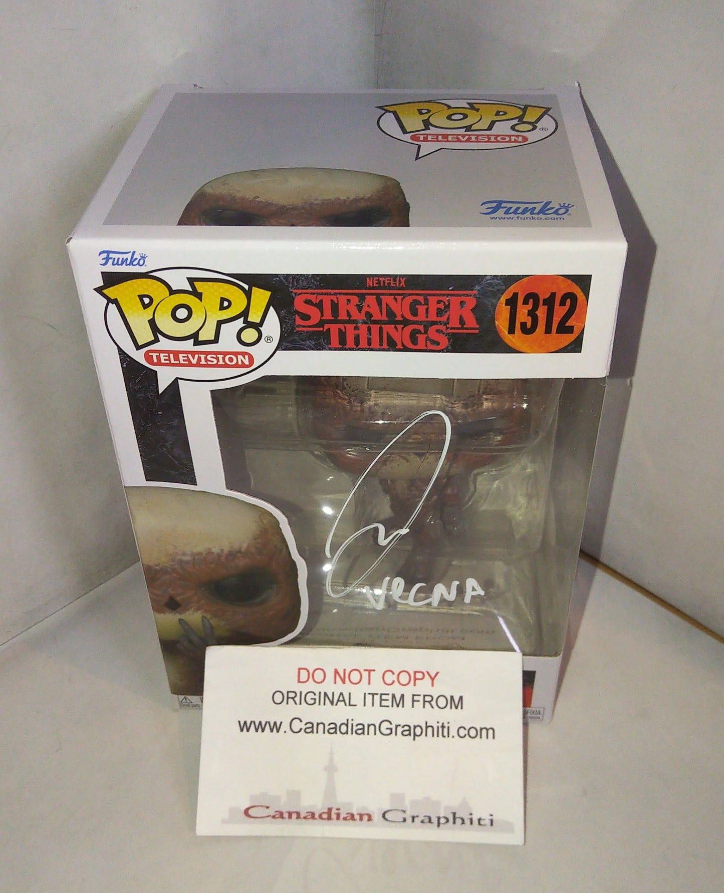 Jamie Campbell Bower Hand Signed Autograph Stranger Things Funko Pop COA + JSA