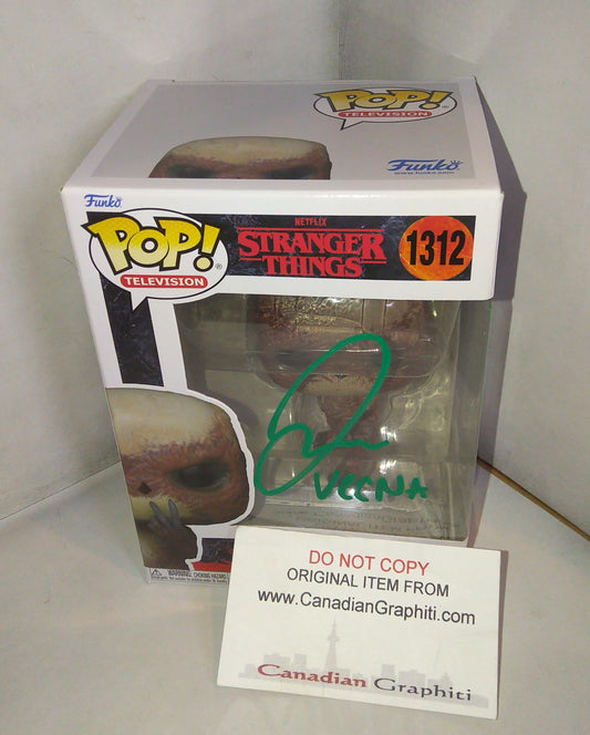 Jamie Campbell Bower Hand Signed Autograph Stranger Things Funko Pop COA + JSA