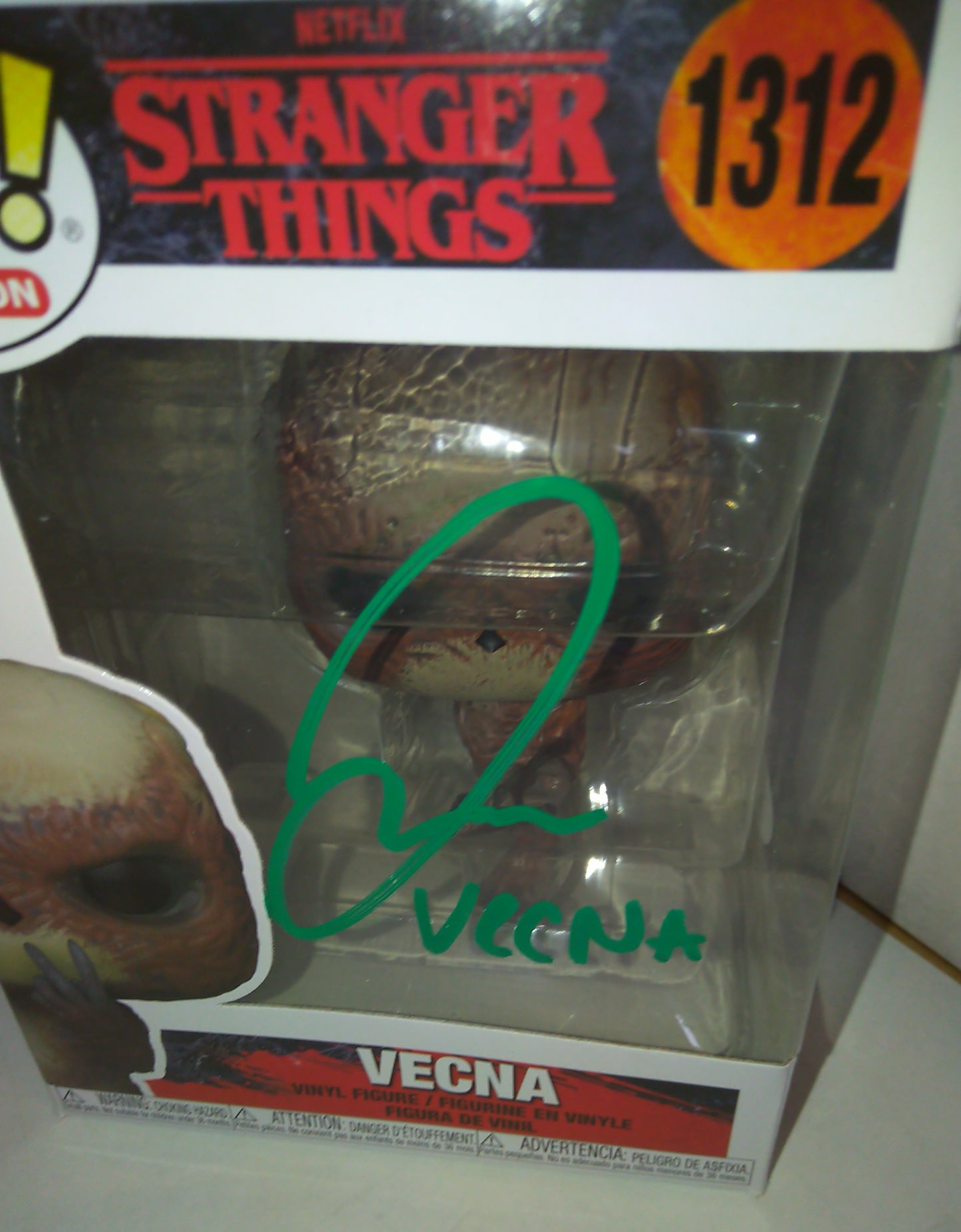 Jamie Campbell Bower Hand Signed Autograph Stranger Things Funko Pop COA + JSA