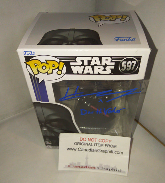 Hayden Christensen Hand Signed Autograph & Character Funko Pop COA + JSA Darth Vader Star Wars