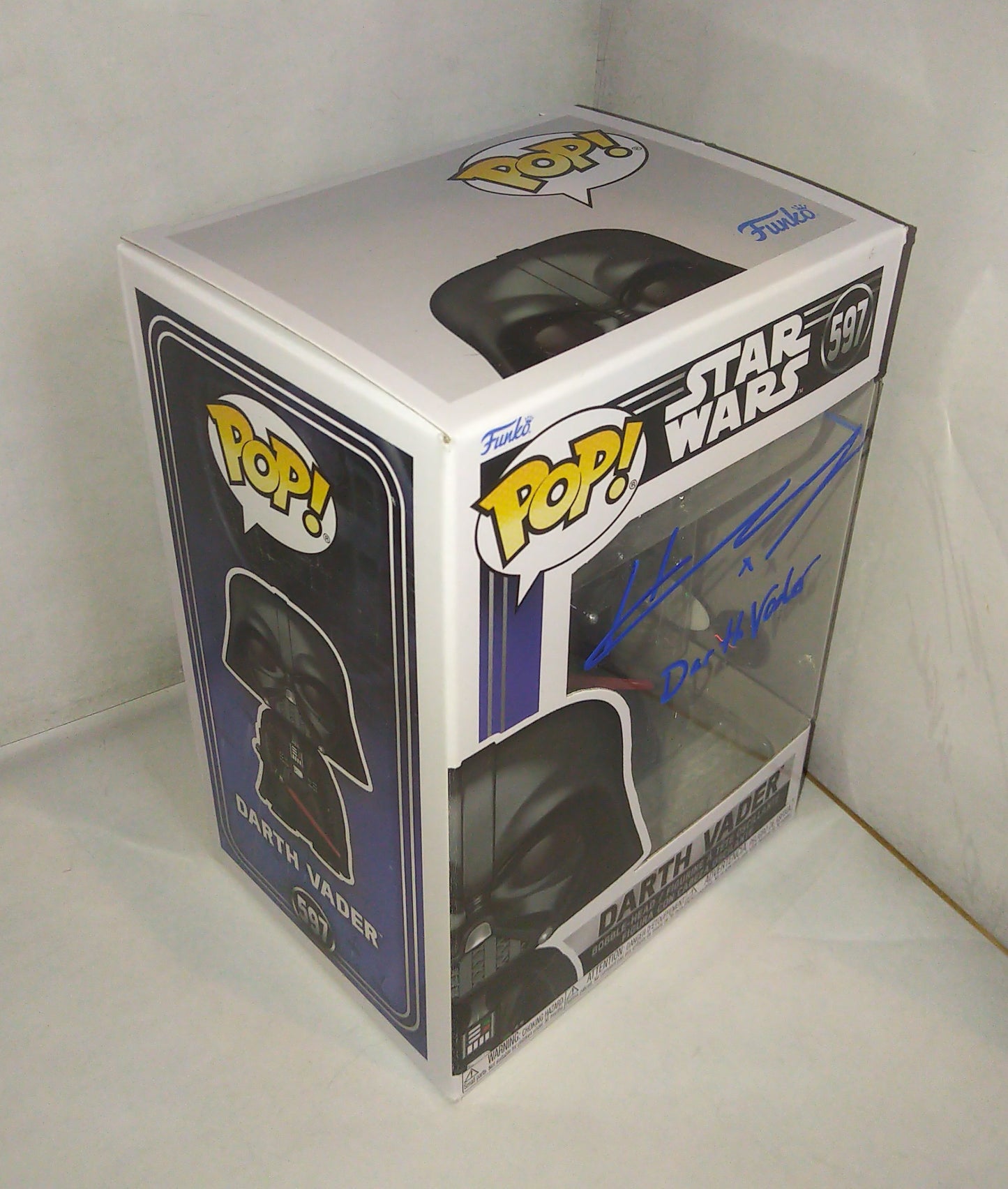 Hayden Christensen Hand Signed Autograph & Character Funko Pop COA + JSA Darth Vader Star Wars