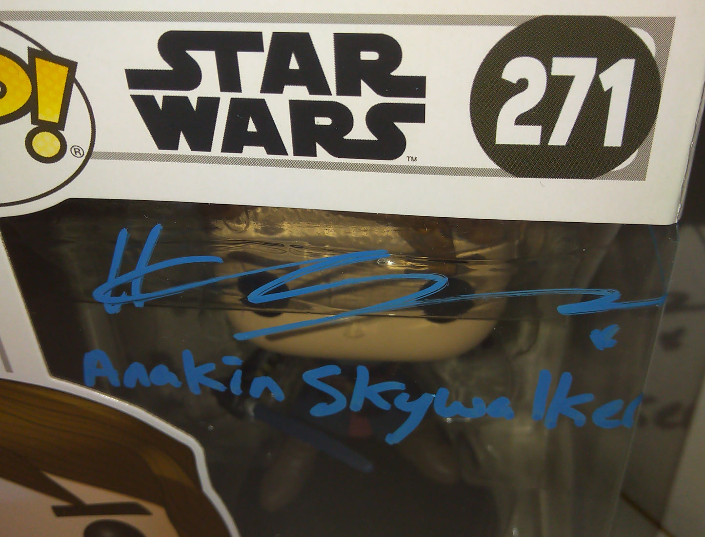 Hayden Christensen Hand Signed Autograph & Character Funko Pop COA + JSA Anakin Skywalker Star Wars