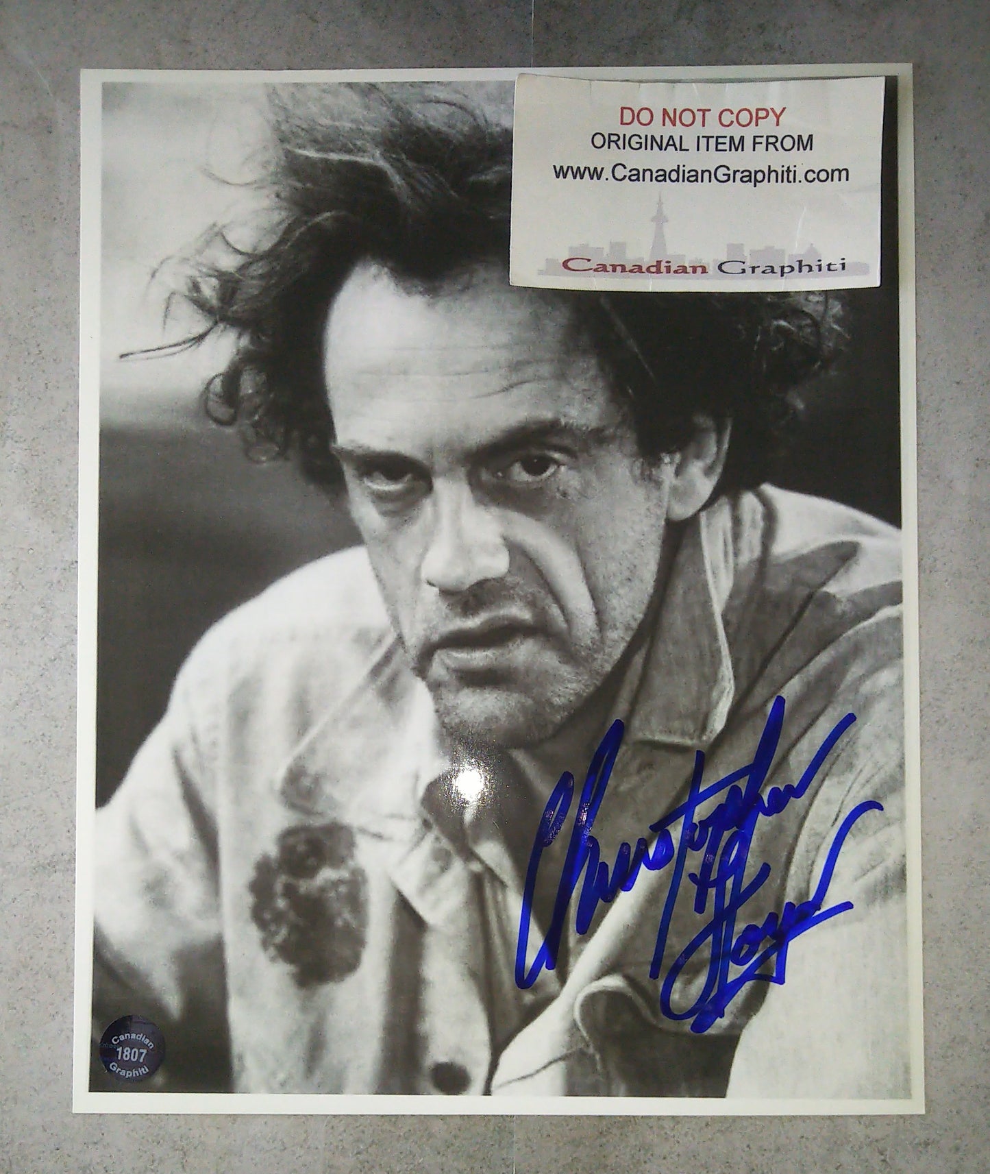 Christopher Lloyd Hand Signed Autograph 8x10 Photo COA Taxi