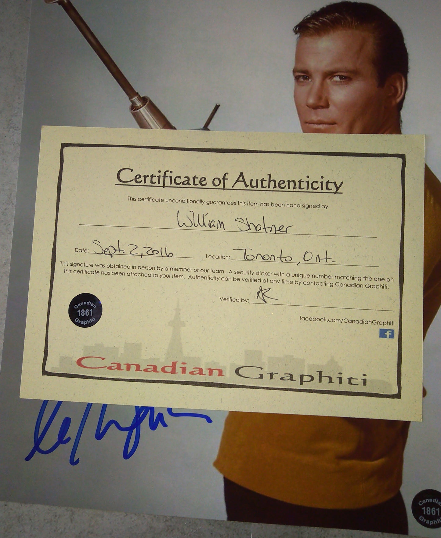 William Shatner Hand Signed Autograph 8x10 Photo COA Star Trek