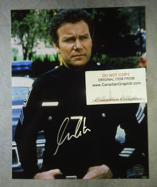 William Shatner Hand Signed Autograph 8x10 Photo COA TJ Hooker