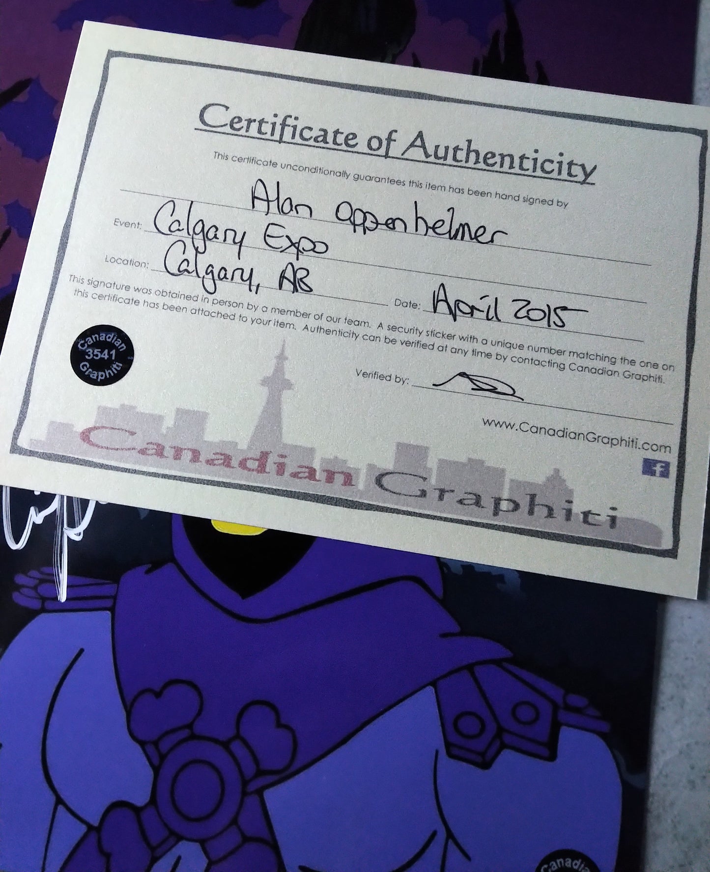 Alan Oppenheimer Hand Signed Autograph 8x10 Photo COA