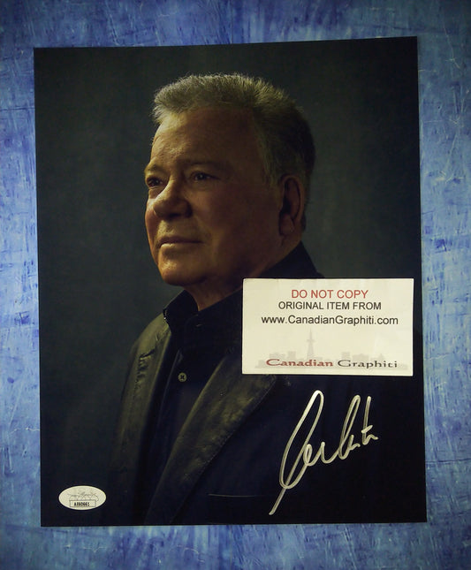 William Shatner Hand Signed Autograph 8x10 Photo COA + JSA