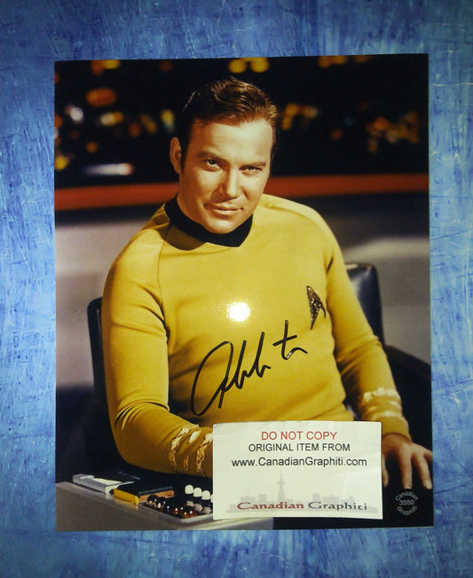 William Shatner Hand Signed Autograph 8x10 Photo COA Star Trek