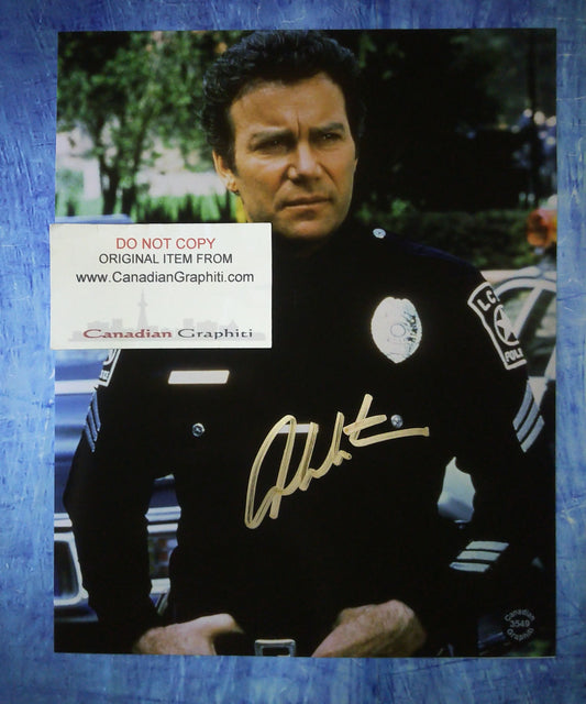 William Shatner Hand Signed Autograph 8x10 Photo COA TJ Hooker