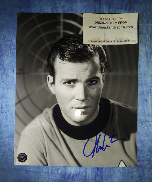 William Shatner Hand Signed Autograph 8x10 Photo COA Star Trek