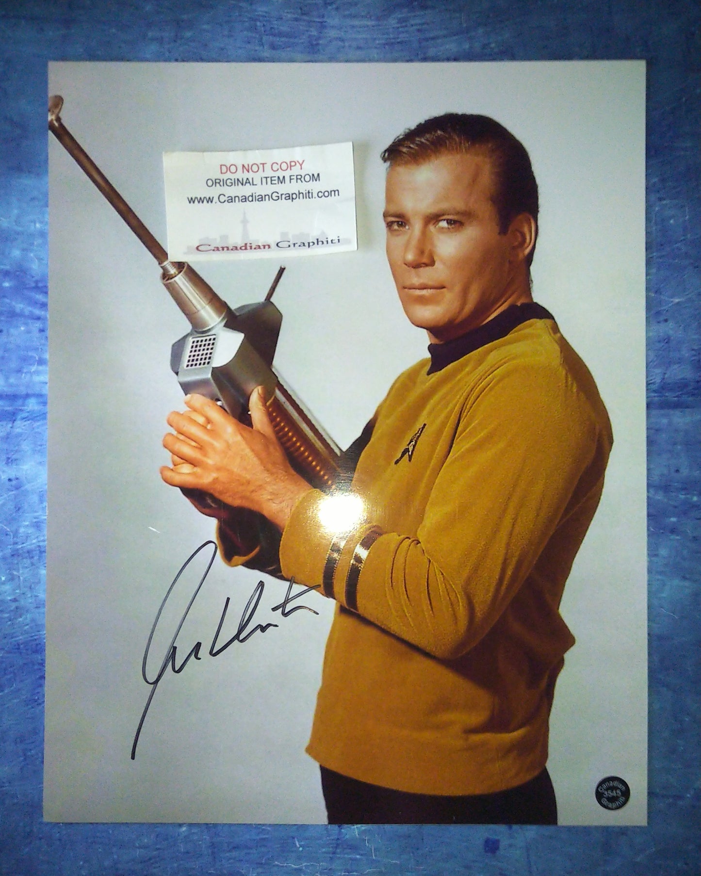 William Shatner Hand Signed Autograph 8x10 Photo COA Star Trek