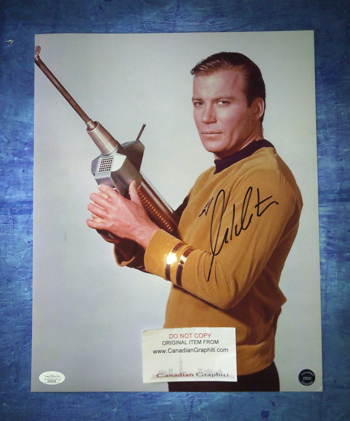 William Shatner Hand Signed Autograph 11x14 Photo COA + JSA Star Trek