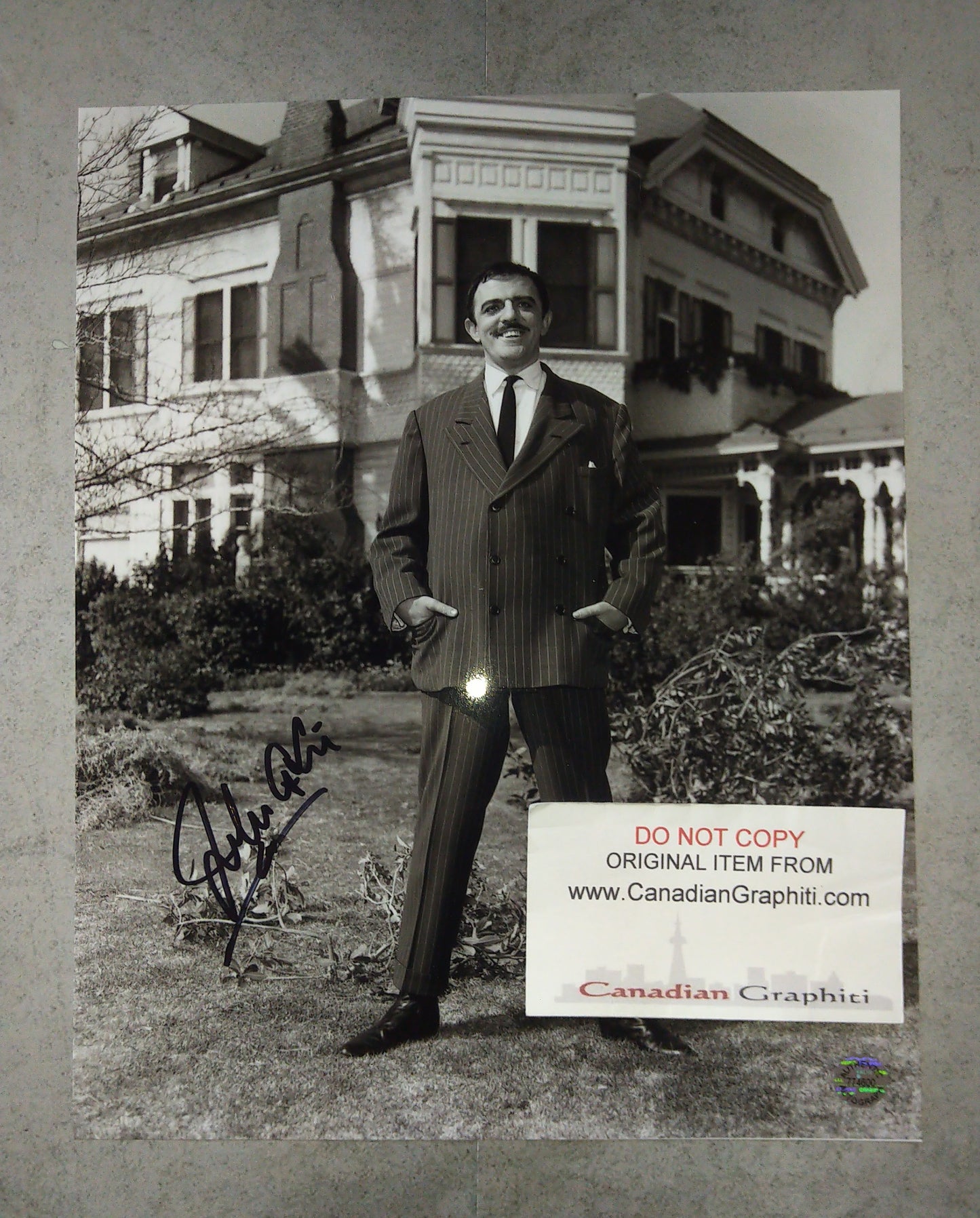 John Astin Hand Signed Autograph 8x10 Photo COA The Addams Family