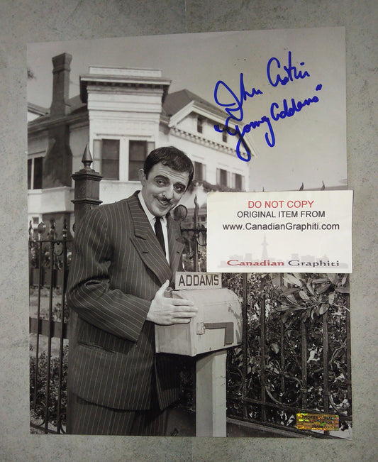 John Astin Hand Signed Autograph 8x10 Photo COA The Addams Family