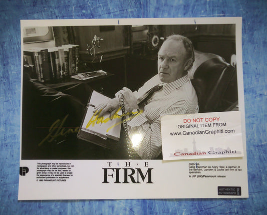 Gene Hackman Hand Signed Autograph 8x10 Photo COA The Firm