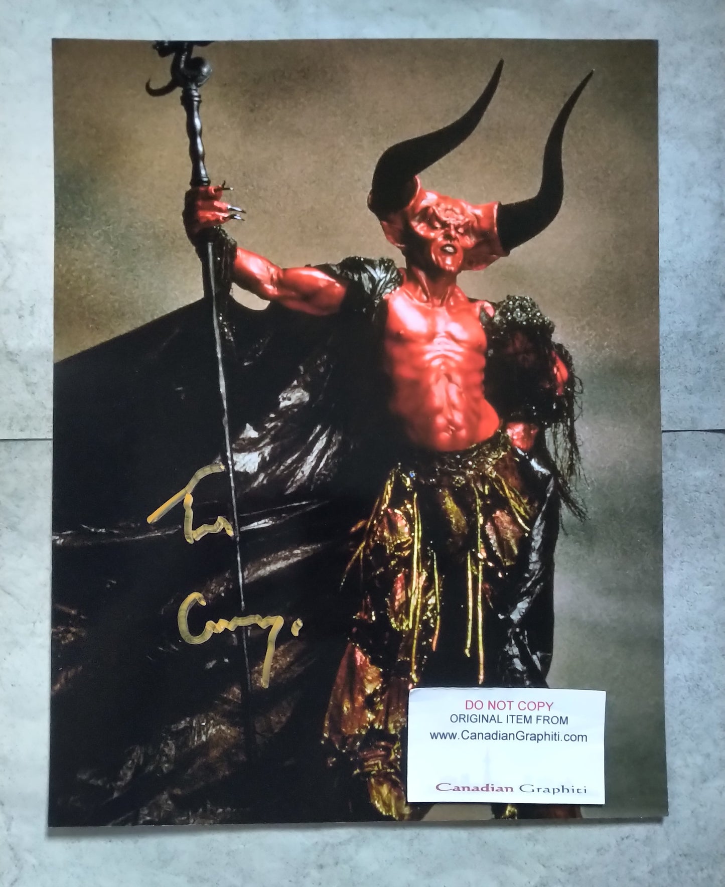 Tim Curry Hand Signed Autograph 11x14 Photo COA Legend