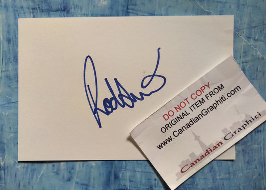 Rod Stewart Hand Signed Autograph Index Card COA