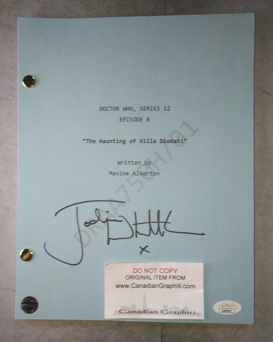 Jodie Whittaker Hand Signed Autograph Doctor Who Script COA + JSA