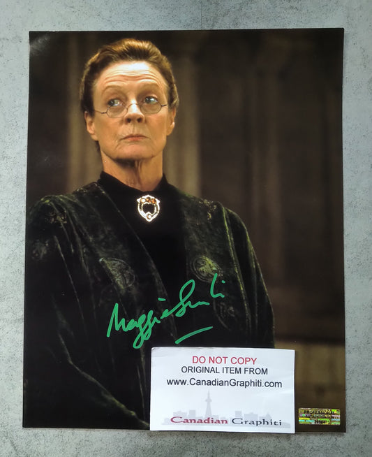 Maggie Smith Hand Signed Autograph 8x10 Photo COA Harry Potter