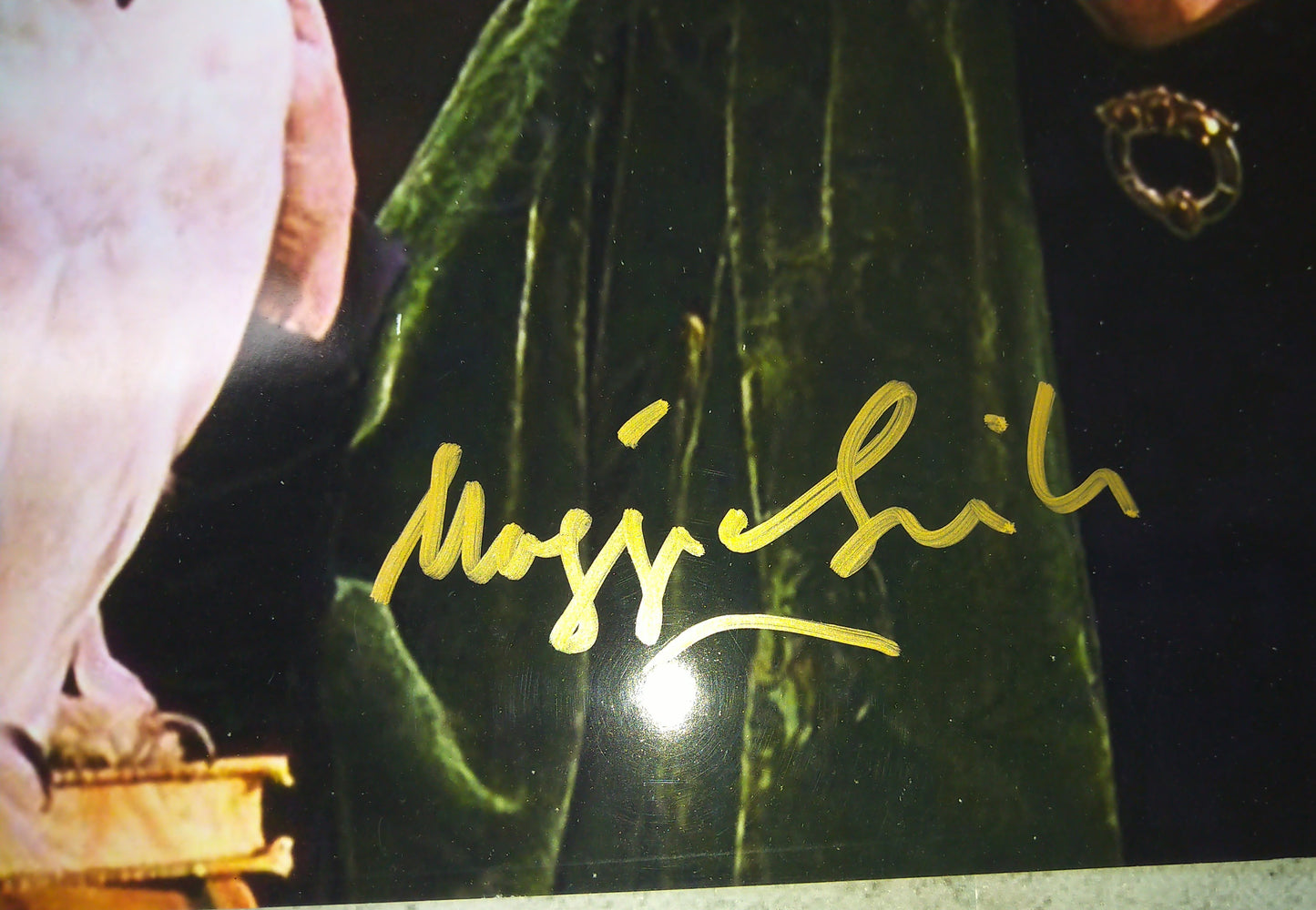 Maggie Smith Hand Signed Autograph 8x10 Photo COA + JSA Harry Potter